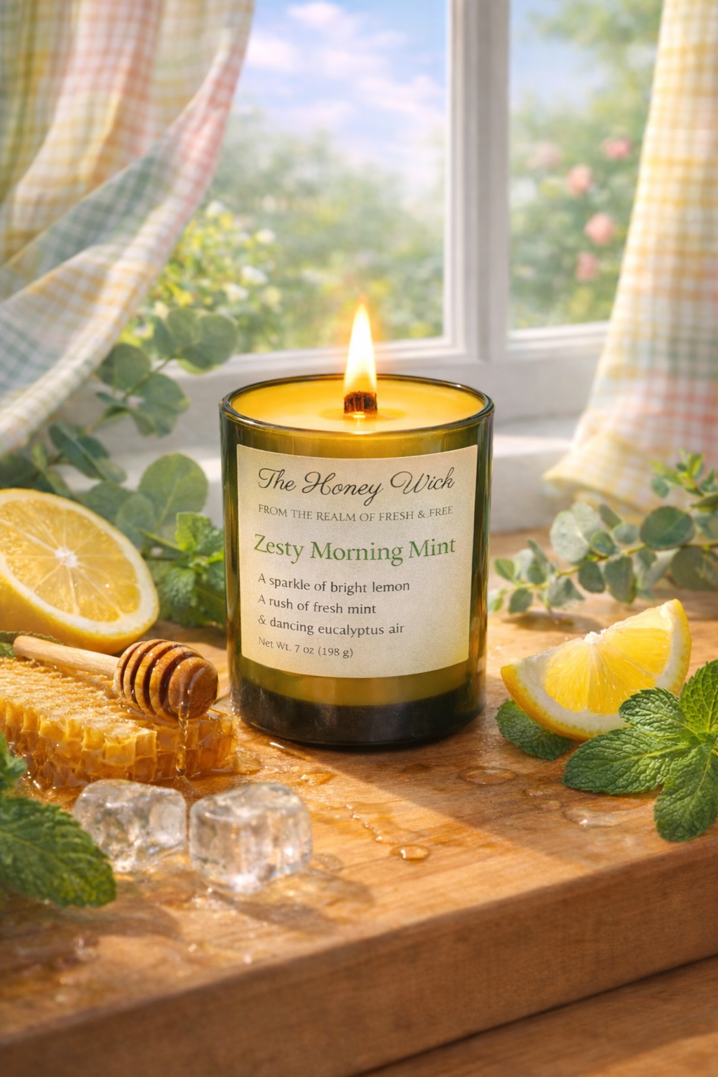 Zesty Morning Mint candle